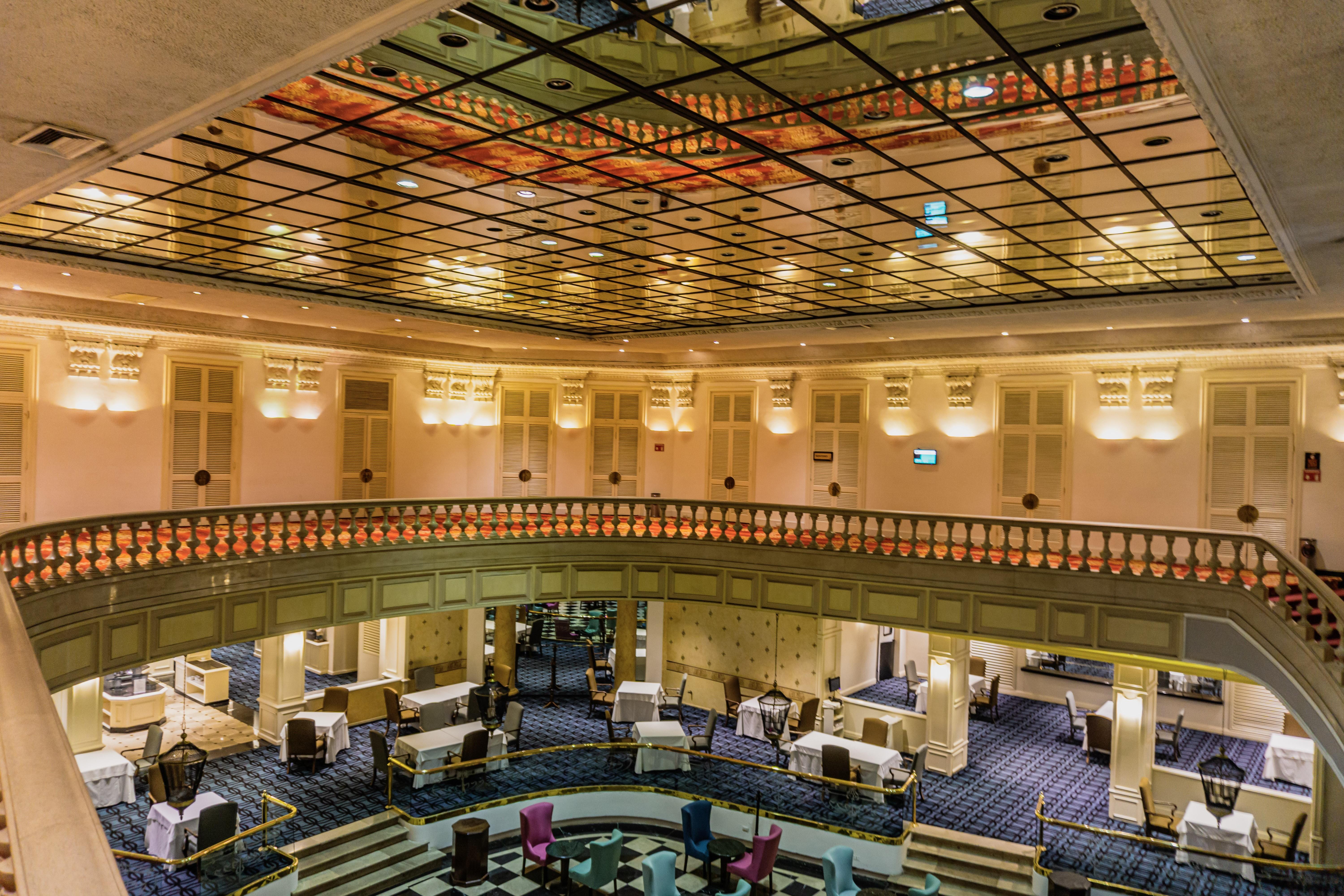 Gamma Monterrey Gran Hotel Ancira المظهر الخارجي الصورة The interior of the hotel